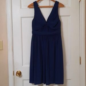 J. CREW DARK PERIWINKLE COCTAIL DRESS SZ 8.